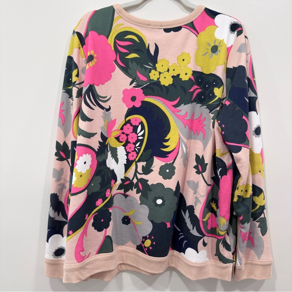 Talbots Multicolor Paisley Sweatshirt - Picture 4 of 8